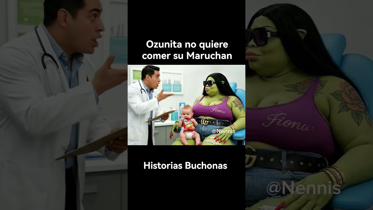 El Ozunita no quiere su maruchan nenis #fionabuchona #buchones #shreck #shortvideo
