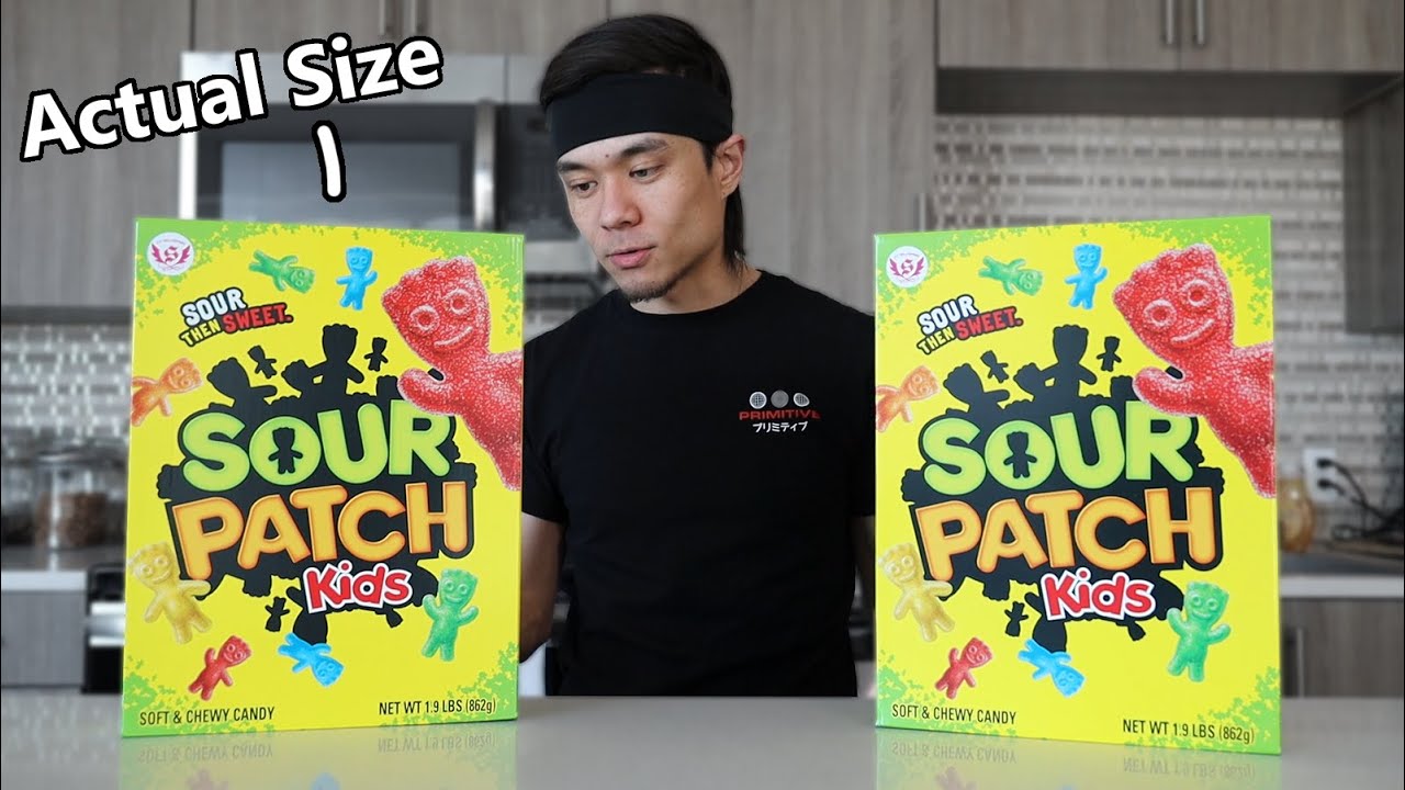 Giant Sour Patch Kids Challenge x 2 (EXTREMELY SOUR)