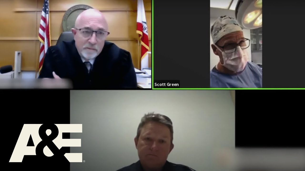 Court Cam: Doctor Calls In For His Trial WHILE PERFORMING FACELIFT SURGERY | A&E