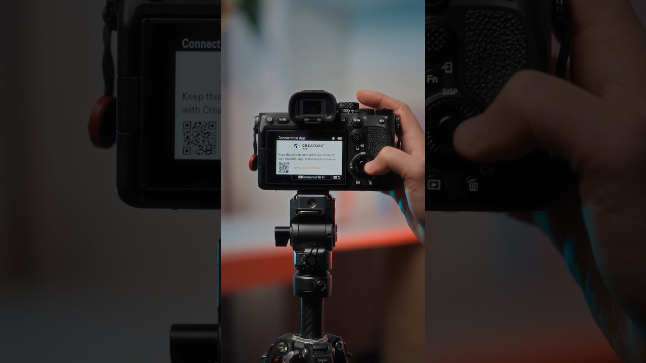 Как подключить камеру Sony к смартфону с помощью приложения Sony Creators 🤔 #sonyalpha #sonya7iv