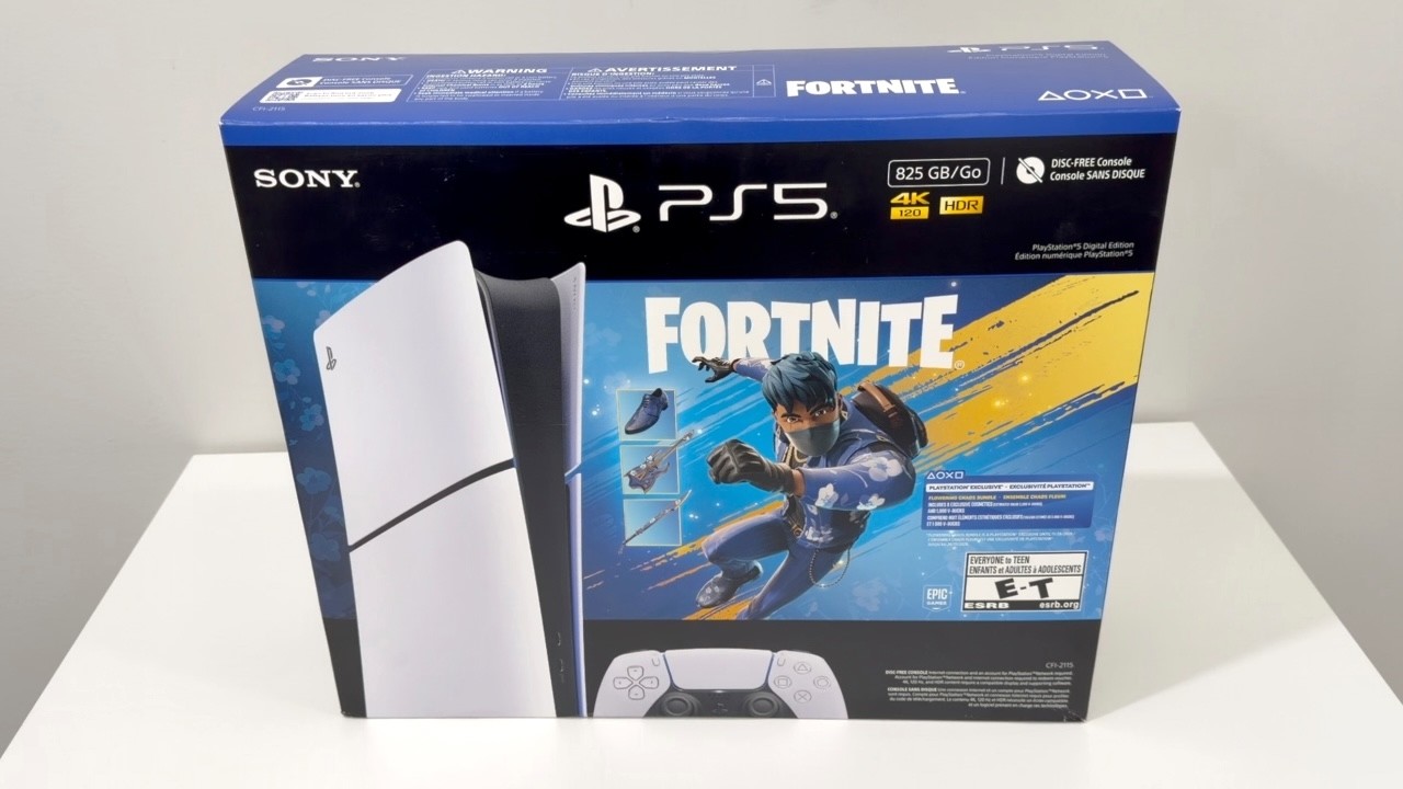 Распаковка комплекта PS5 Slim с игрой Fortnite! Акция 