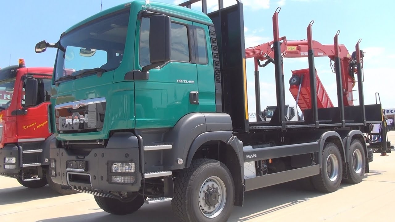 MAN TGS 33.400 6x6 BB Wood Transporter Exterior and Interior