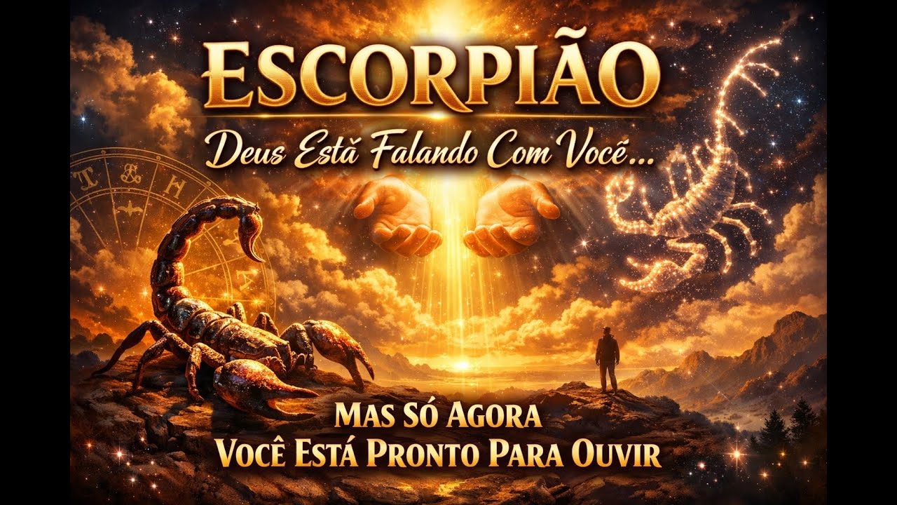 🔮 ESCORPIÃO – ♏Deus Está Falando Com Você… Mas Só Agora Você Está Pronto Para Ouvir