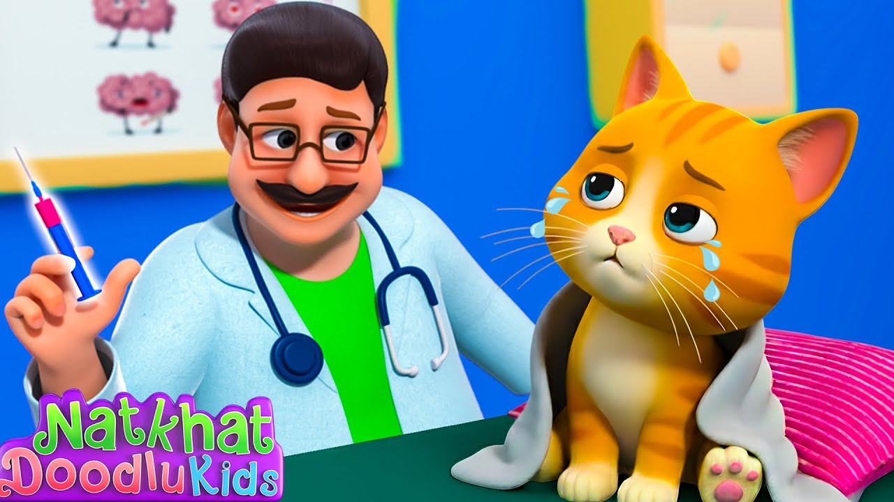 Aaj Somwar Hai Billi Ko Bukhar Hai | Chuhe ko Bukhar hai | Hindi Nursery Rhymes & Kids song