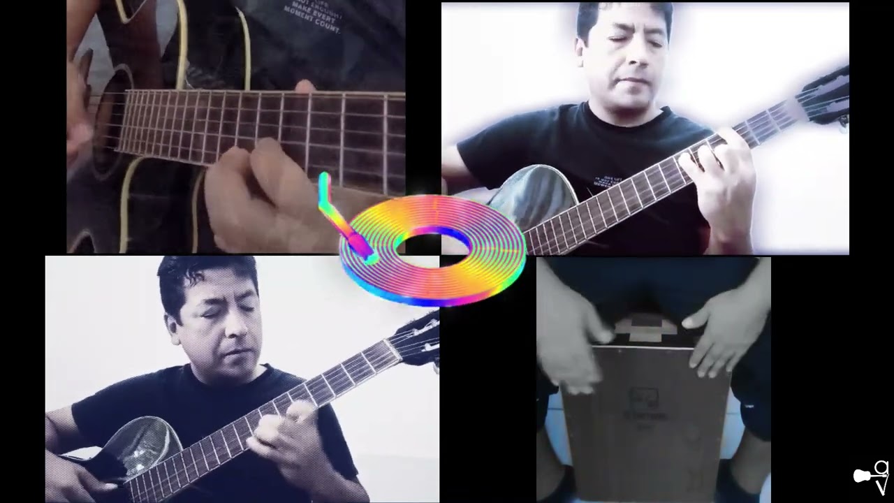 SACA LA MANO -  FESTEJO Cover instrumental corto - Tutorial guitarra y cajón by #alxmusic