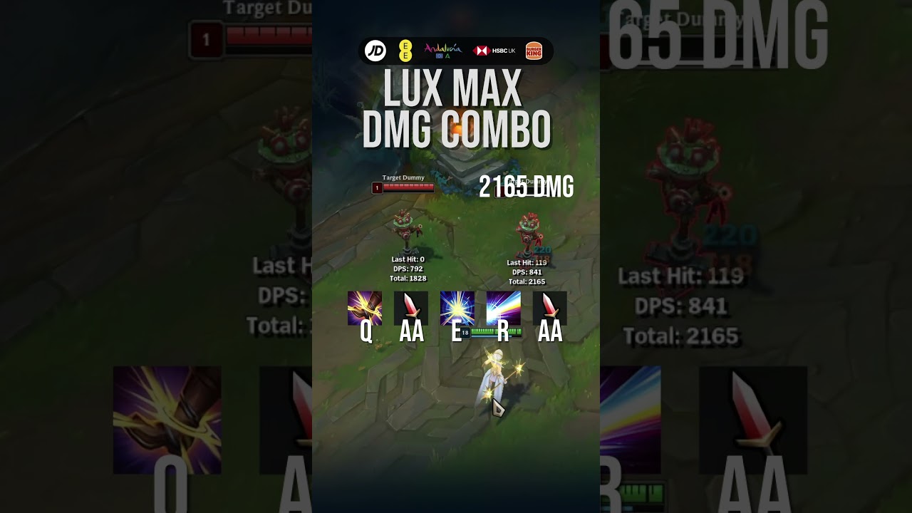 Lux MAX DAMAGE Combo #leagueoflegends #lolguides #lux