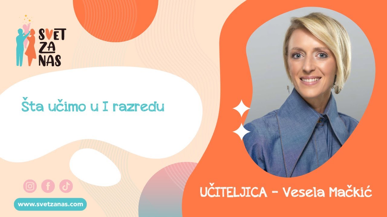 &Scaron;ta učimo u prvom razredu osnovne &scaron;kole