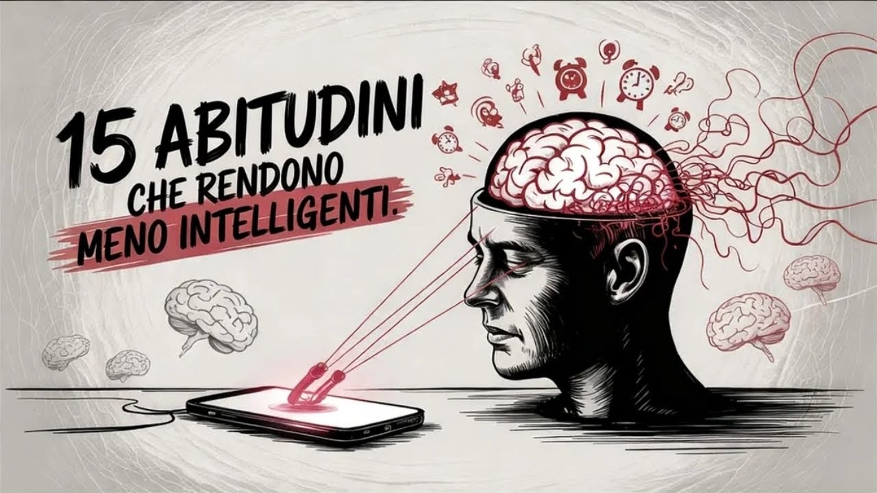 15 abitudini quotidiane che rivelano una bassa intelligenza (neuroscienza)