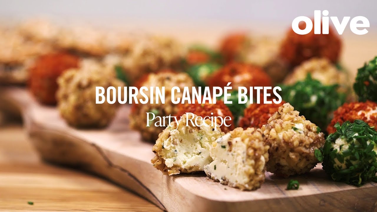 Boursin Canap&eacute; Bites - Party Recipe | Olive