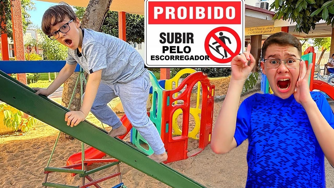 Gabriel e Igor em Regras de Conduta para Crian&ccedil;as no Parquinho - and Rules of Conduct
