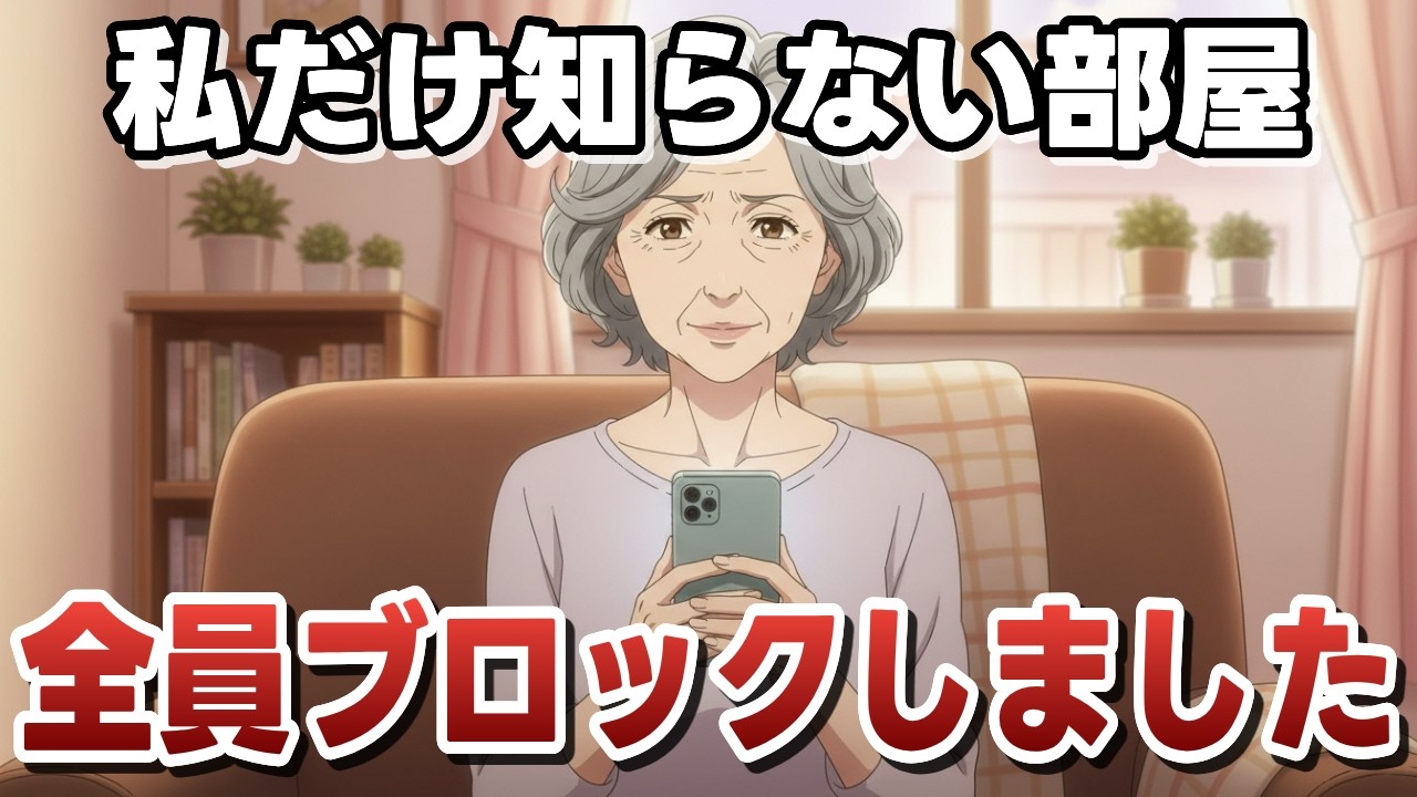 【60代の人間関係】私だけいないグループLINEを見つけた日。10年の友情を捨てて気づいた「老後の品格」。