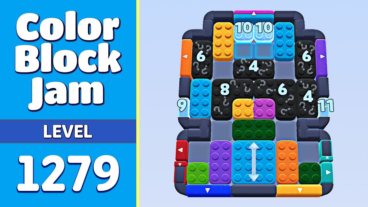 Color Block Jam Level 1279 (1280) | Every Puzzle Solved! 🎯