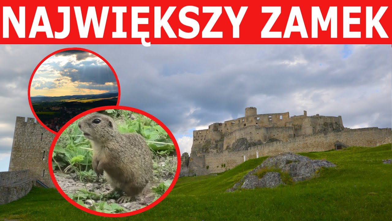 NAJWIĘKSZY ZAMEK NA SŁOWACJI - SPISKI HRAD - The largest medieval castle in Europe. 🏰🌍🐿🌳🌷4K, 2023