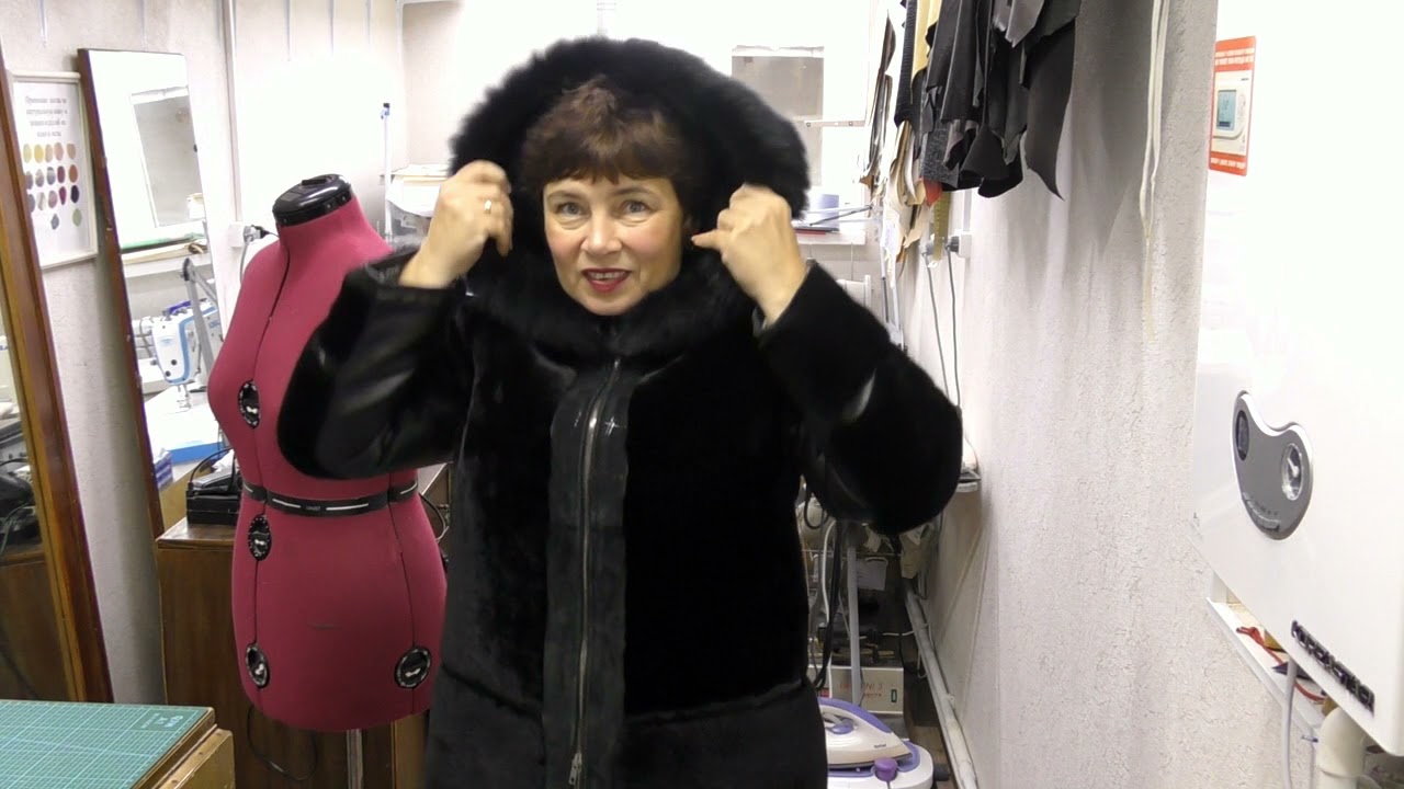 Идея, как перешить мутоновую шубку.