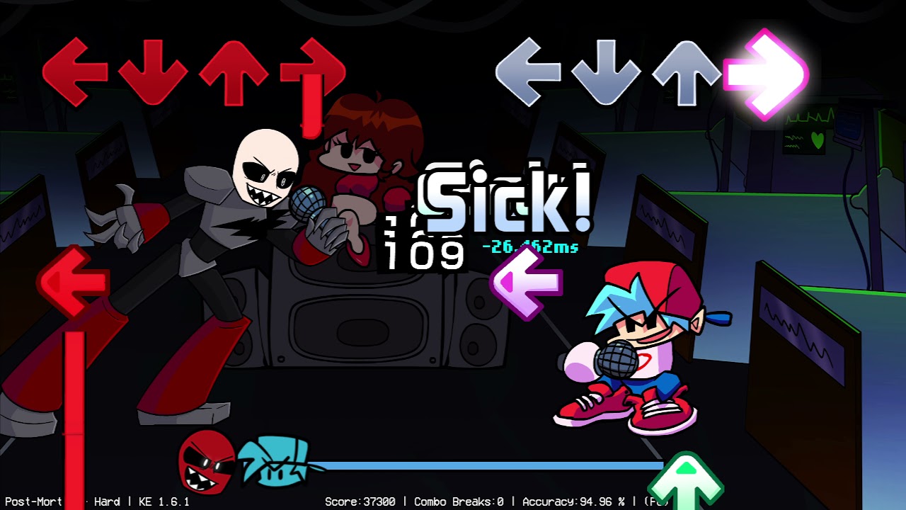 FNF Vs Eteled Official Austin - Post Mortal (phase/song 3) (4k)