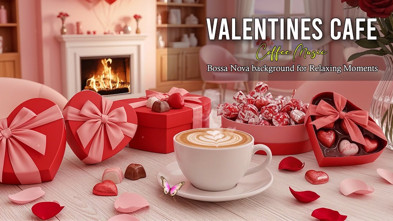 February Jazz Coffee ☕ Cozy Valentine Café Atmosphere & Bossa Nova background for Relaxing Moments 💕