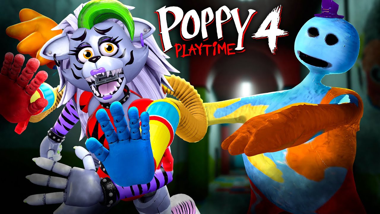 Roxanne and Gregory VS THE DOEY And NIGHTMARE CRITTERS in Poppy Playtime Chapter 4 FULL PLAYTHROUGH