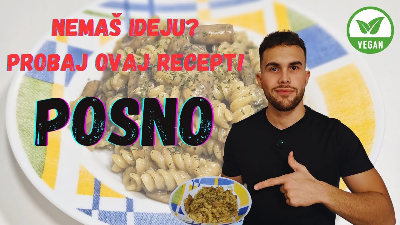 Ovu Pastu Morate Probati Ako Postite! Ideja za Posni Rucak Brzo i Lako