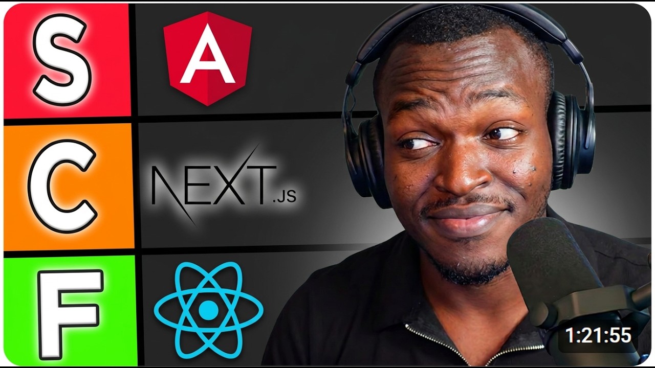 Classement de TOUS les frameworks FrontEnd