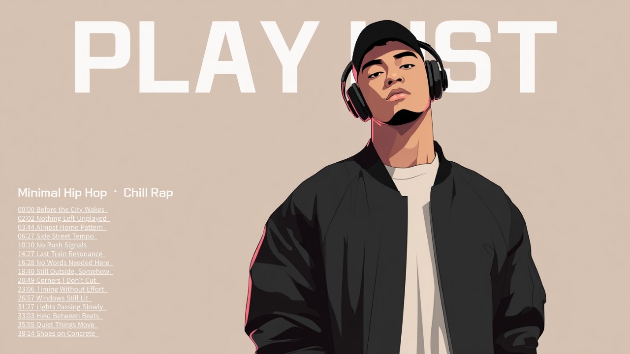 [playlist] 🎧 Тихо текущий рэп, минимал-хип-хоп | Minimal Hip Hop・Chill Rap | без рекламы