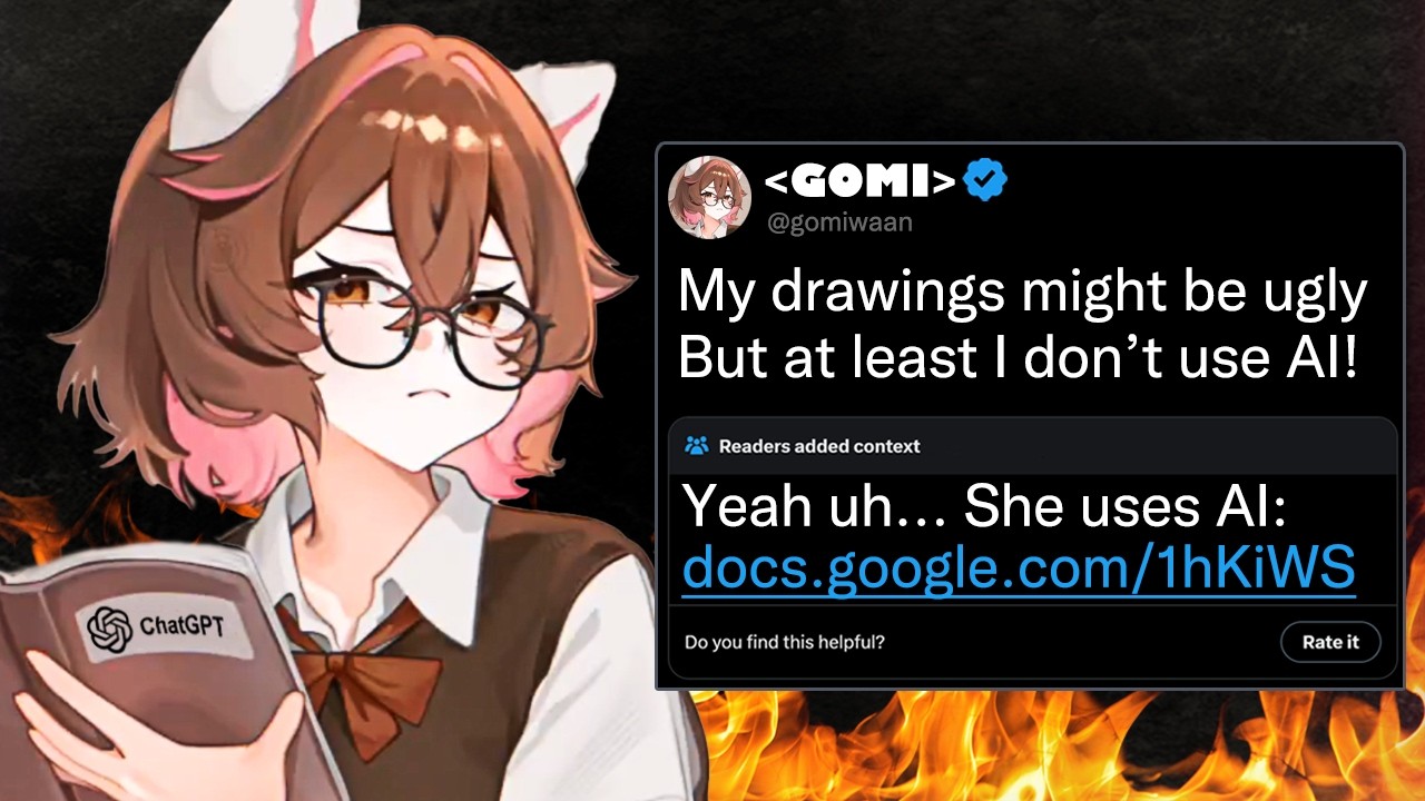 How 1 Community Note Ended This Smug Artist's Career - The Scams, Empty Promises & Lies of Gomiwaan
