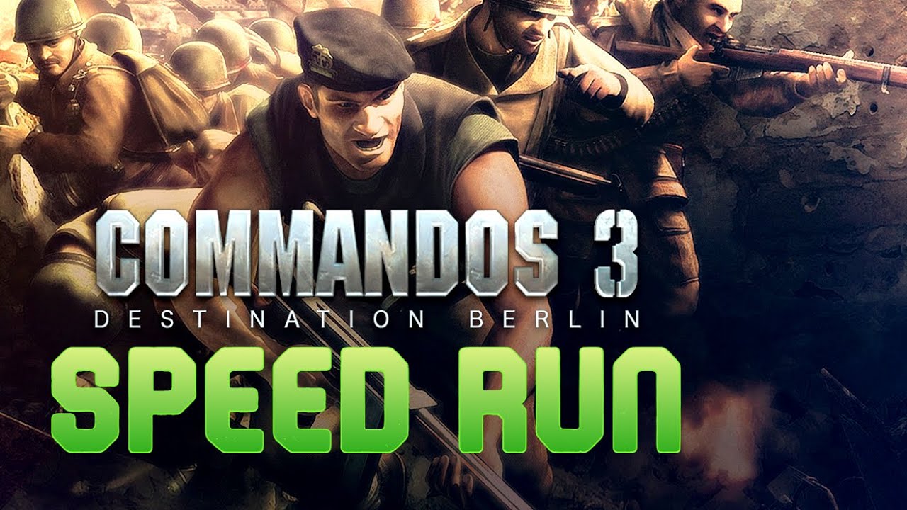 Commandos 3 - NC: Cripple Nazi Support Speedrun [PB]