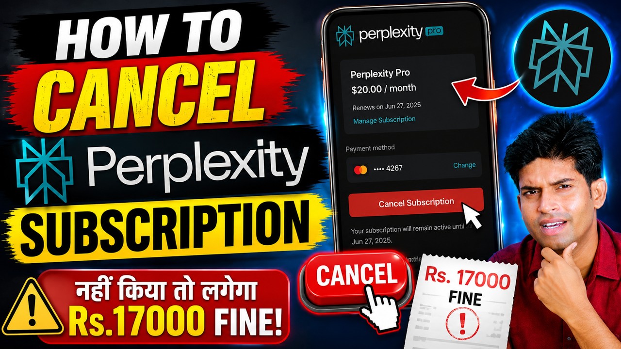 How to cancel perplexity subscription Airtel | Perplexity Ai Autopay Cancel