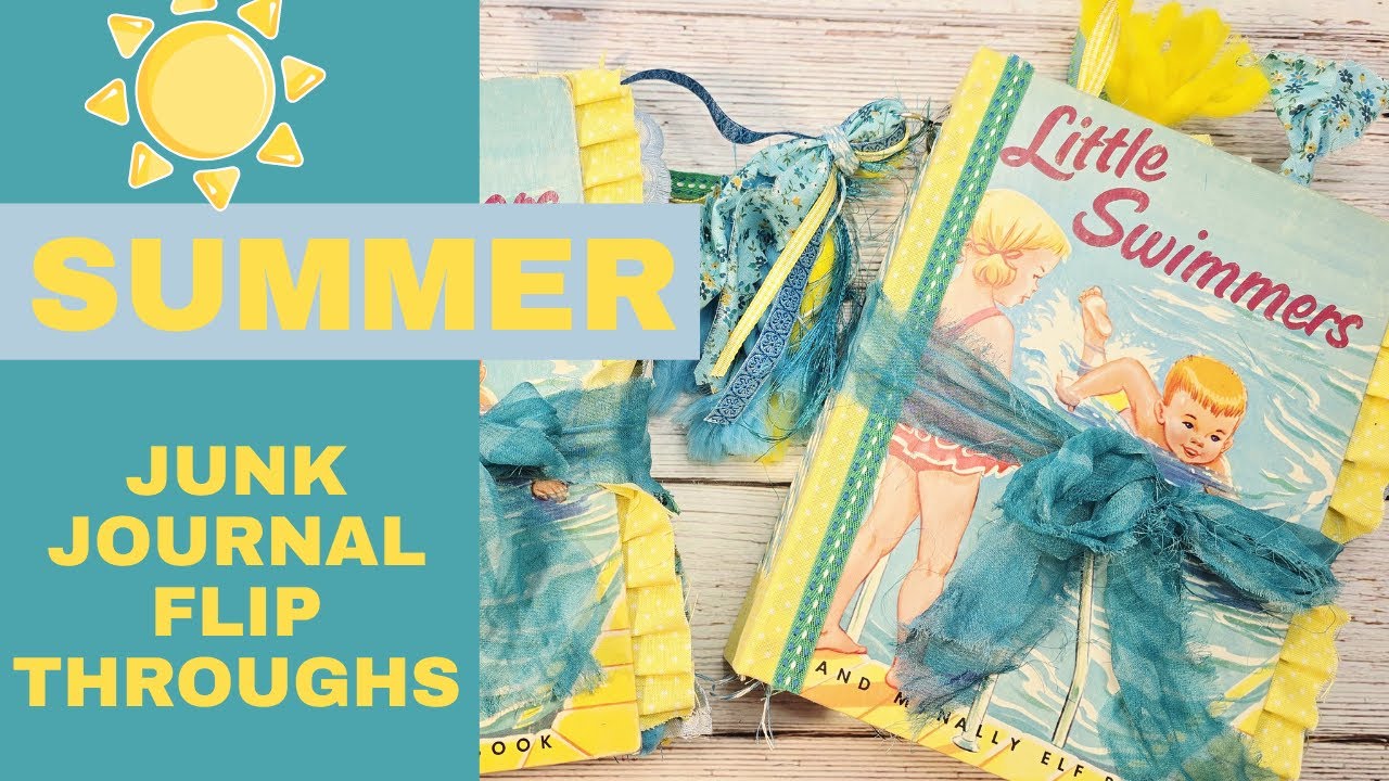 Two Summer Junk Journal Flip Throughs 🌞 | Vintage Vibes + Fun Ephemera