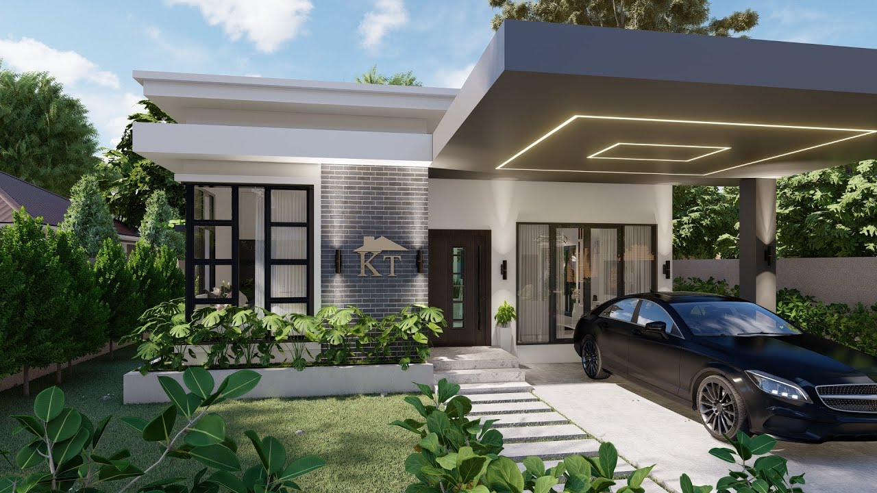 small house design/simple house design [8.5x11.5 m] house plan with 98 sqm floor area/model0059
