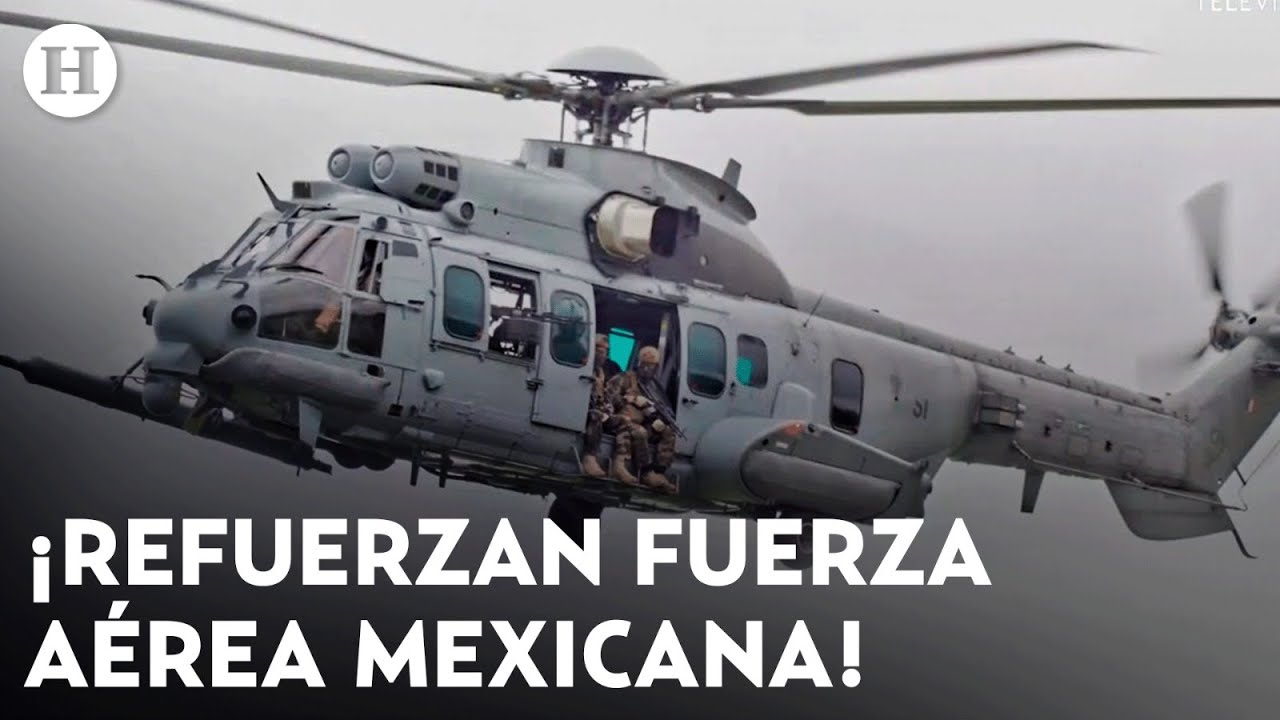 ¡Van contra el crimen organizado! Así son los nuevos helicópteros EC-725 adquiridos por México
