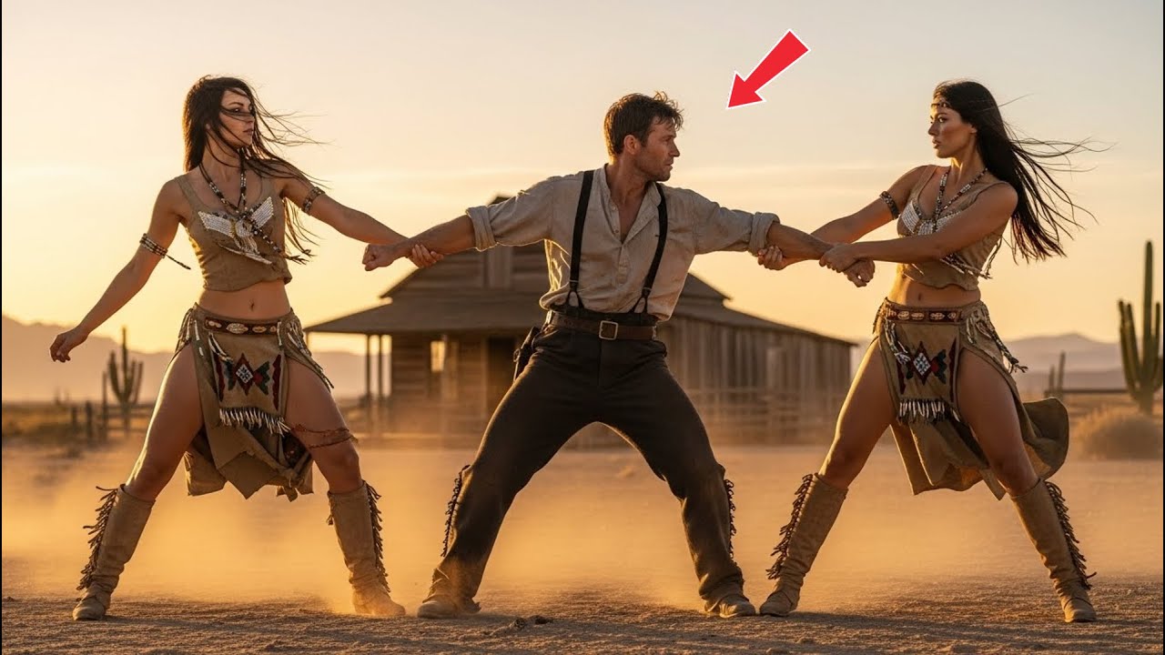 Duas apaches lutaram por ele, mas o cowboy só podia escolher uma