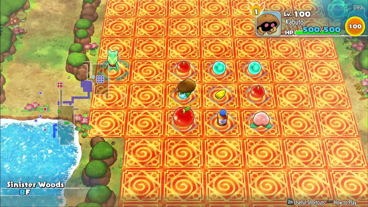 140 Kabuto VS Kecleon | Pokémon Mystery Dungeon Rescue Team DX