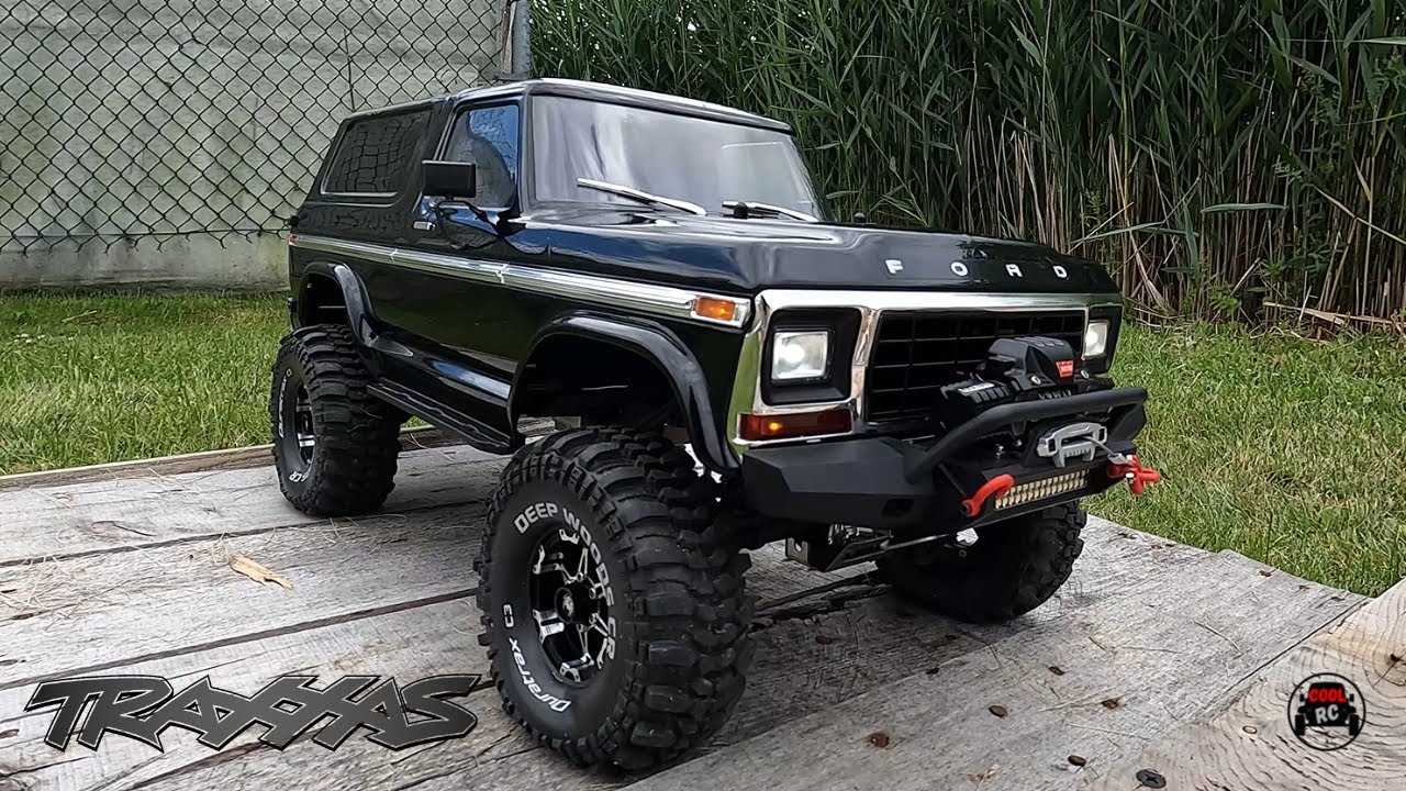 Rc Crawler Traxxas Trx4 Ford Bronco 79 / First test on my new crawler course