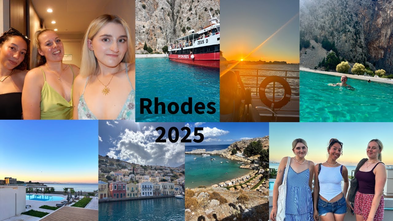 Rhodes girls trip! ☀️🏖️🌅