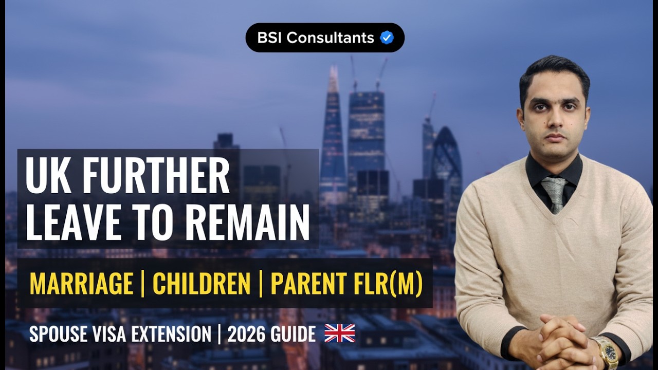 UK Further Leave to Remain on the basis of Marriage, Children, Parent  FLR(M)