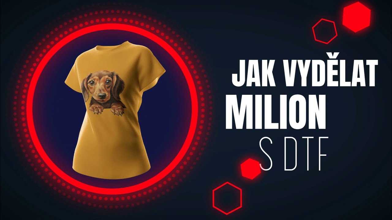 Jak vydělat milion s DTF (How to make 40.000 EUR with DTF)