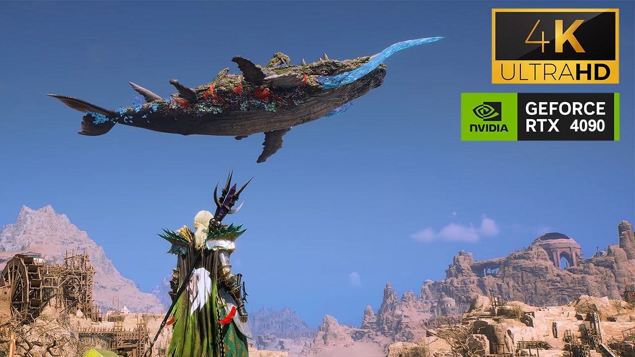 [PC] [Throne and Liberty] Riding the Flying Whale GIGANTRITE. Journey to Saurodoma island.