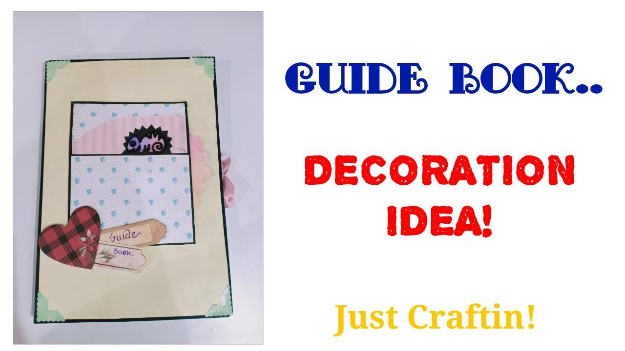 Guide book decoration Idea!