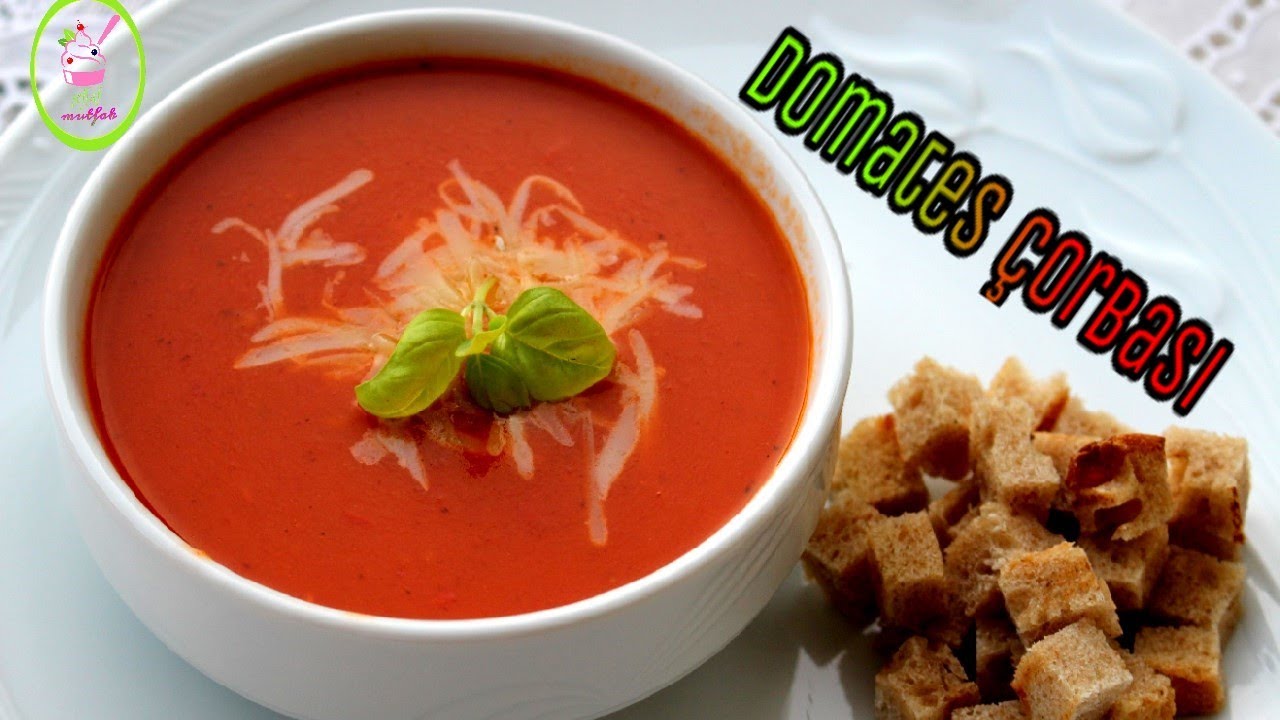 DOMATES ÇORBASI 🍅 🍅 TAM KIVAMIN DA ÖLÇÜLERLE🍃ŞEFFAF MUTFAK👌🏻👌🏻
