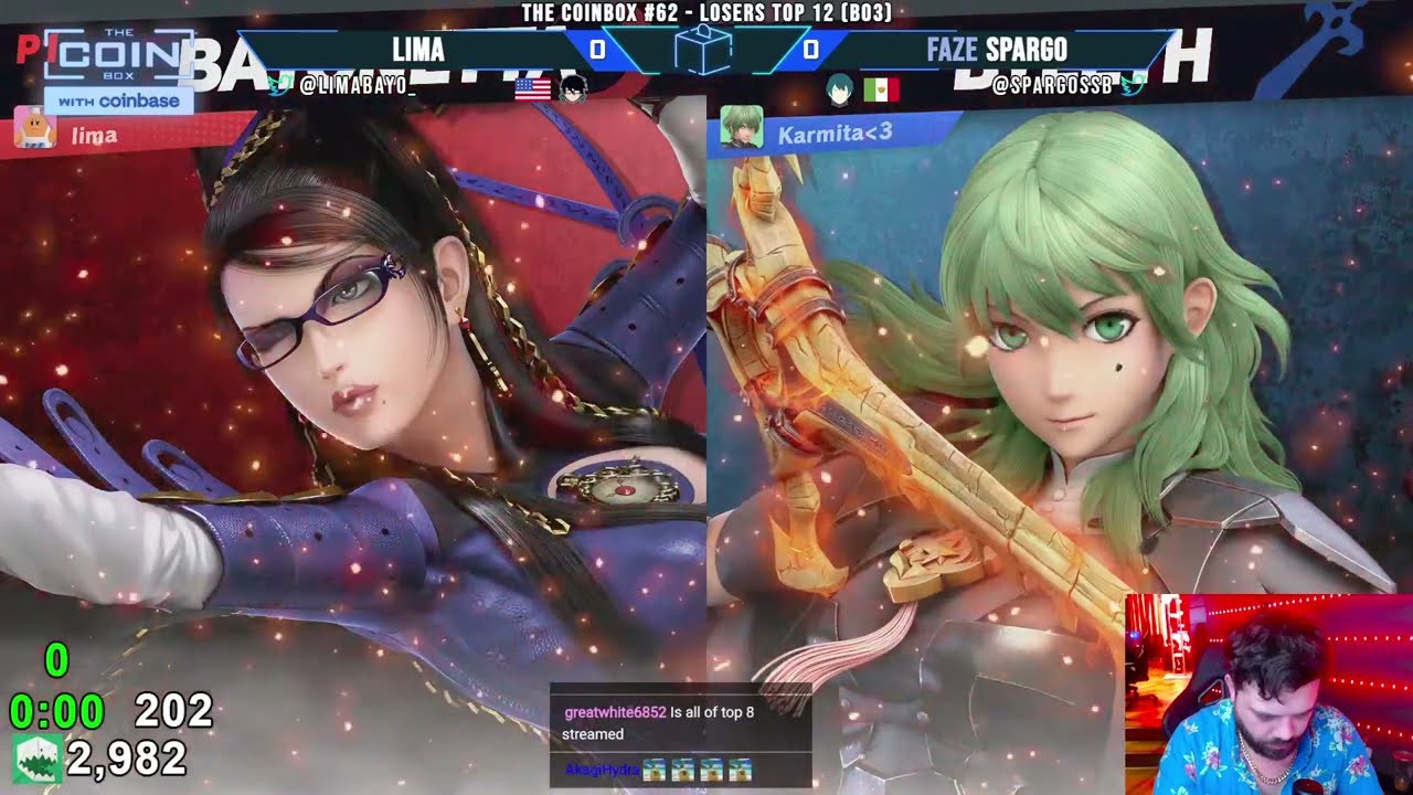 Sparg0 (Byleth) vs Lima (Bayonetta) - Coinbox 62 | 25 May '23