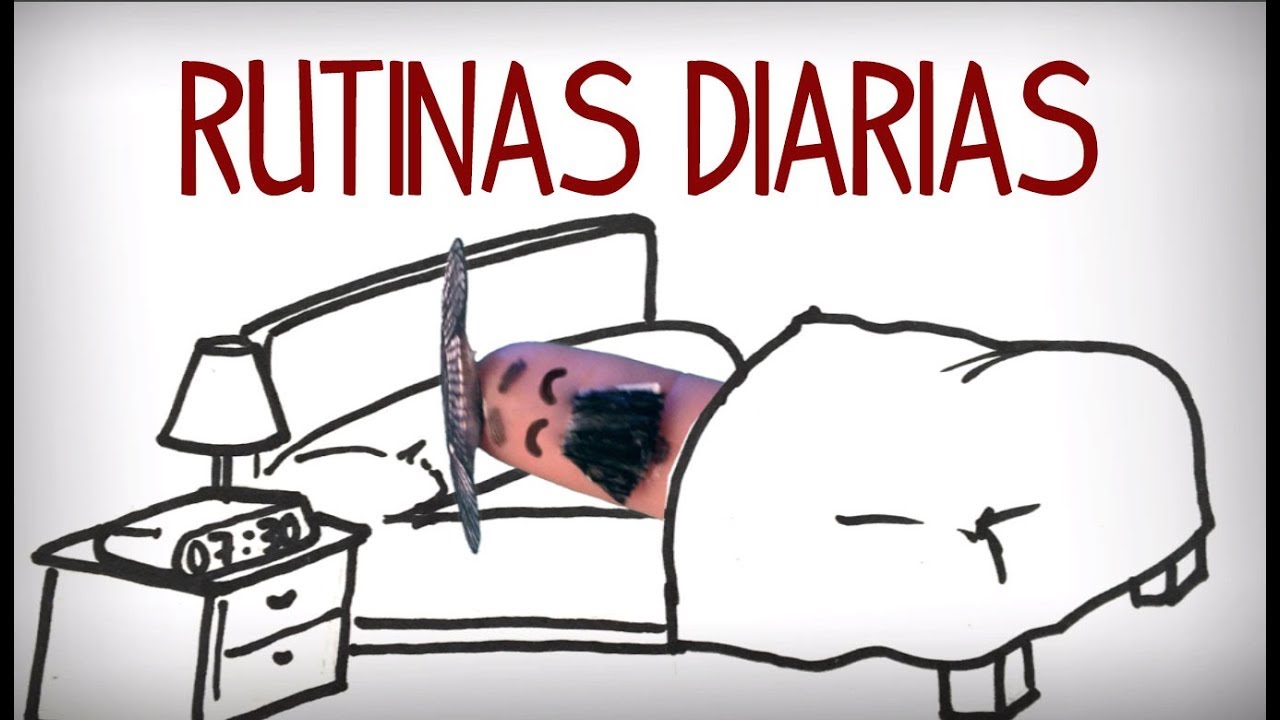 Exemplo rotina diária em espanhol. Aprender espanhol