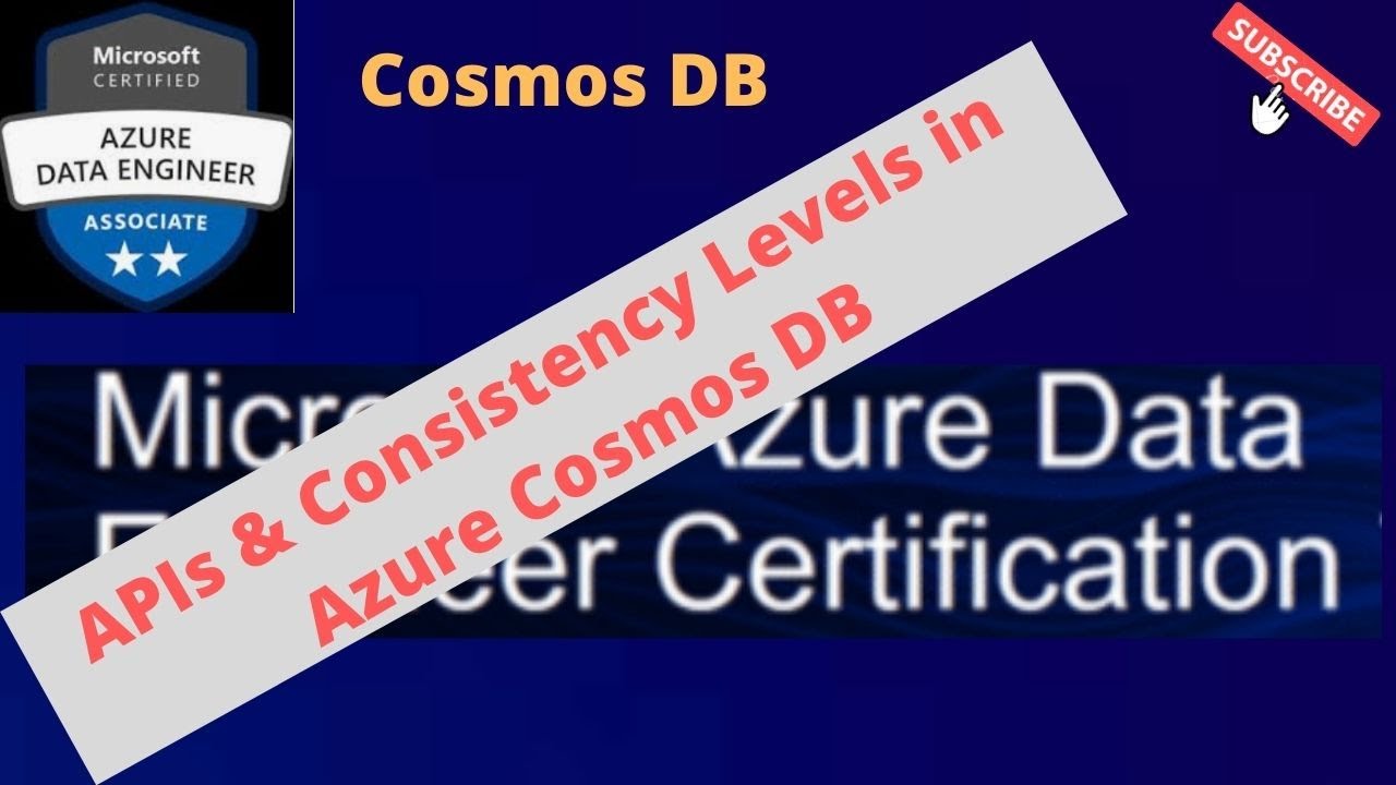APIs and Consistency Levels in Azure Cosmos DB