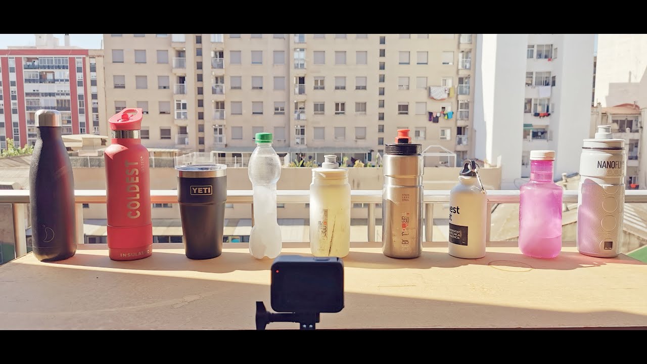 Comparativa de botellas para conservación de agua fresca