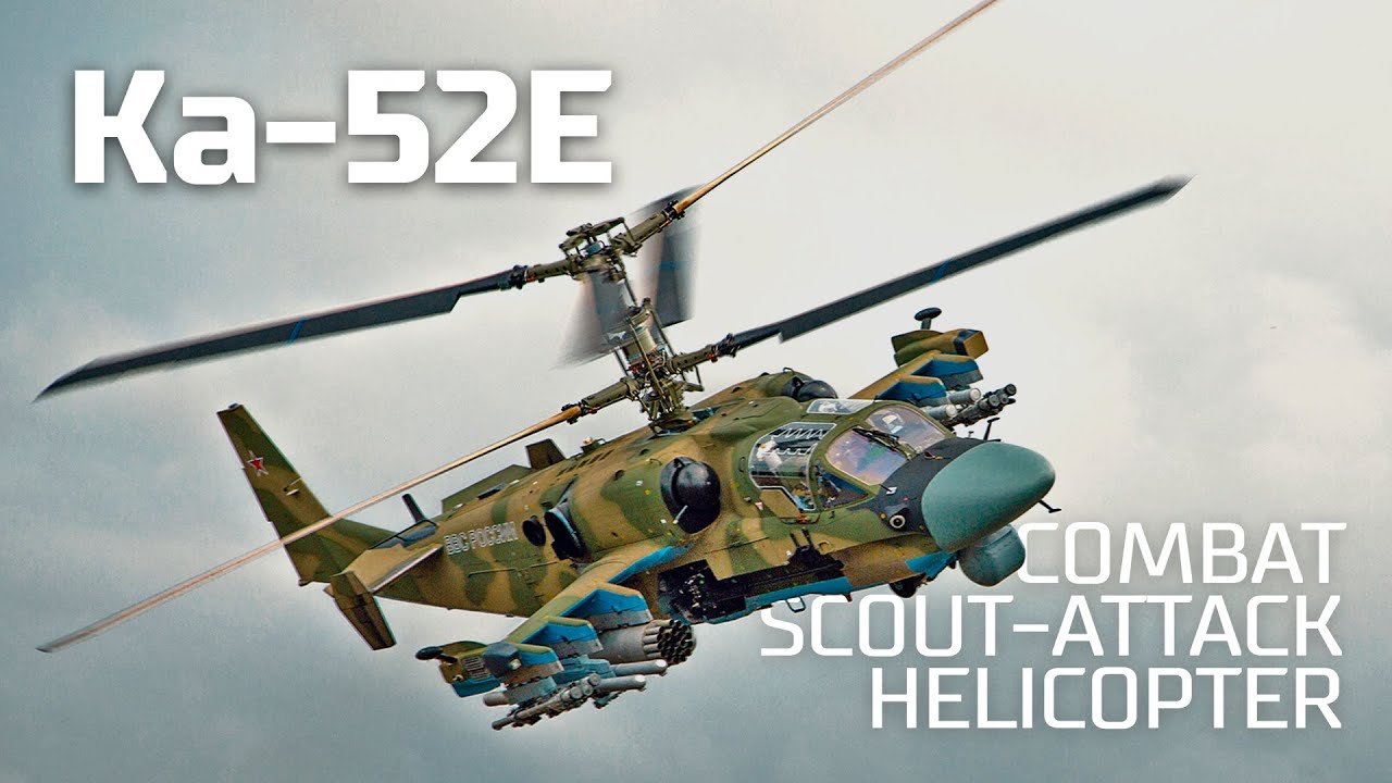 Ka-52E Combat scout-attack helicopter