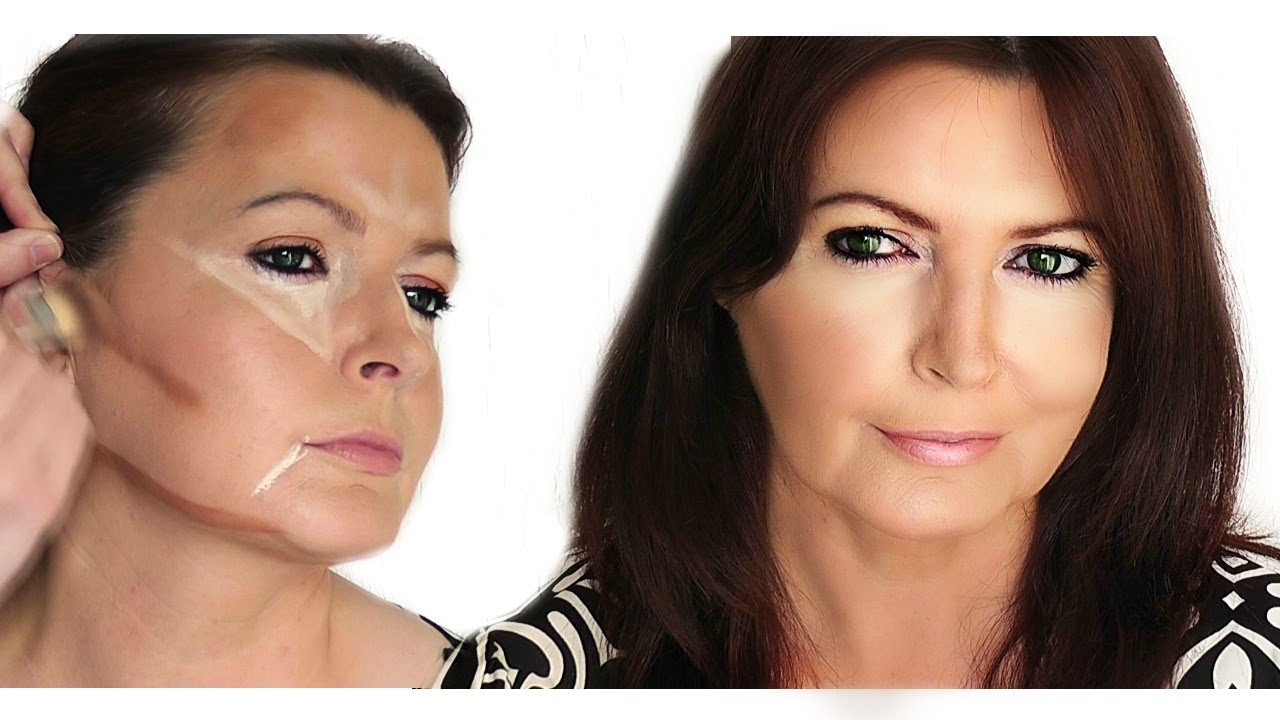 Contouring and Highlighting Mature Face Shape