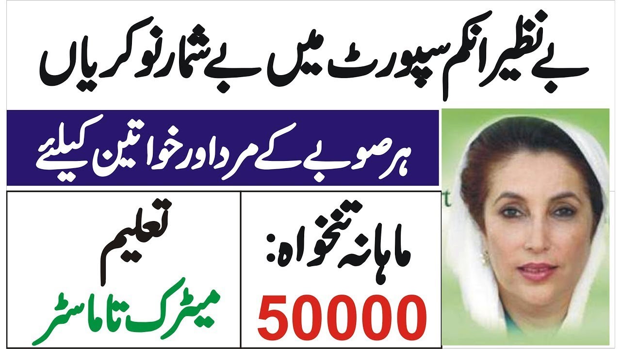 Latest Govt Jobs 2024 | Benazir Income Support Program BISP Jobs 2024