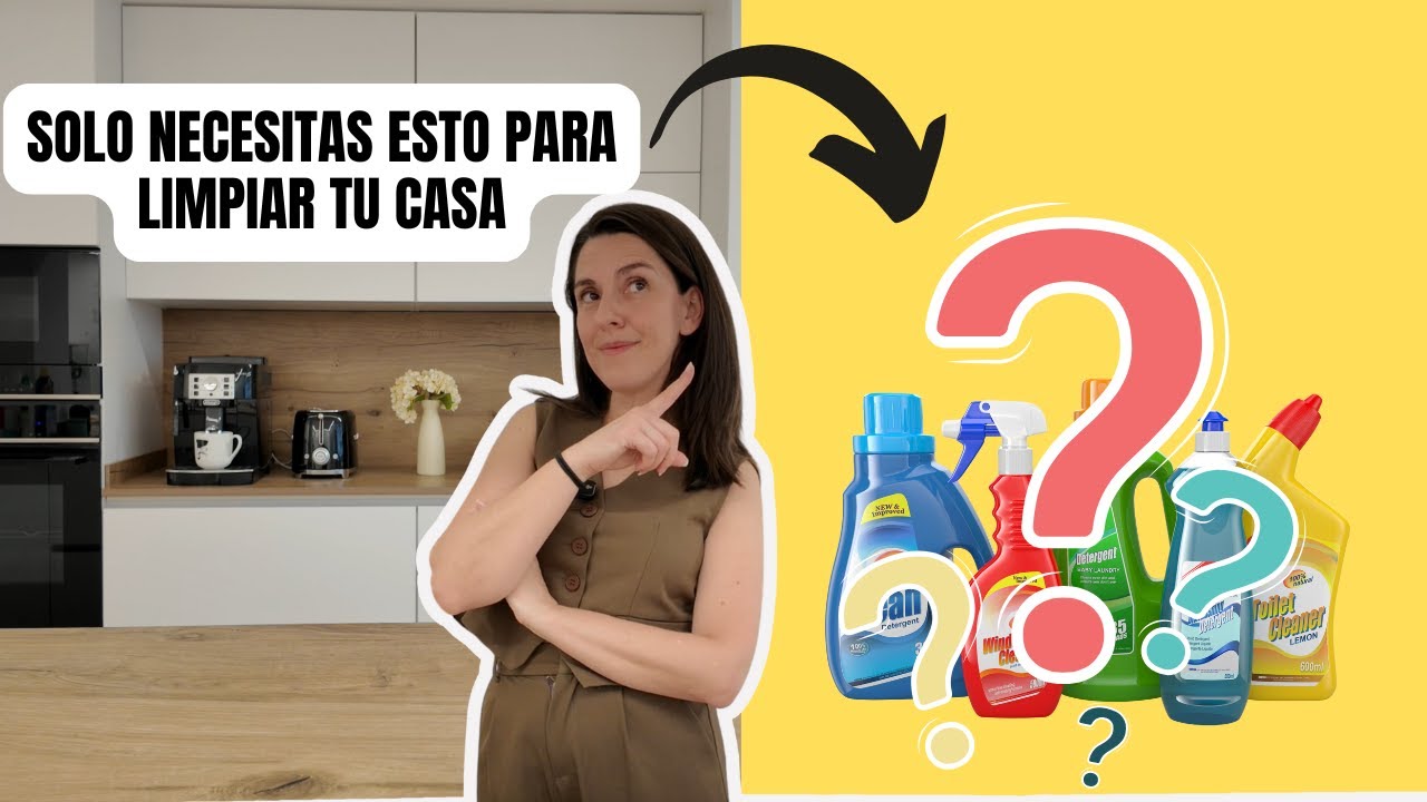 SOLO NECESITAS 5 PRODUCTOS para LIMPIAR tu CASA