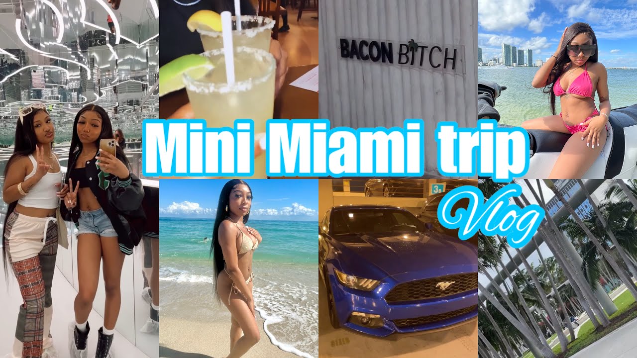Mini Miami Trip Vlog: Bikini pics, Excursions, Dinner & More!! | Shalaya Dae