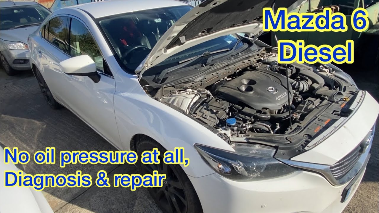 Mazda 6, broken oil pump chain replacement & big end bearings