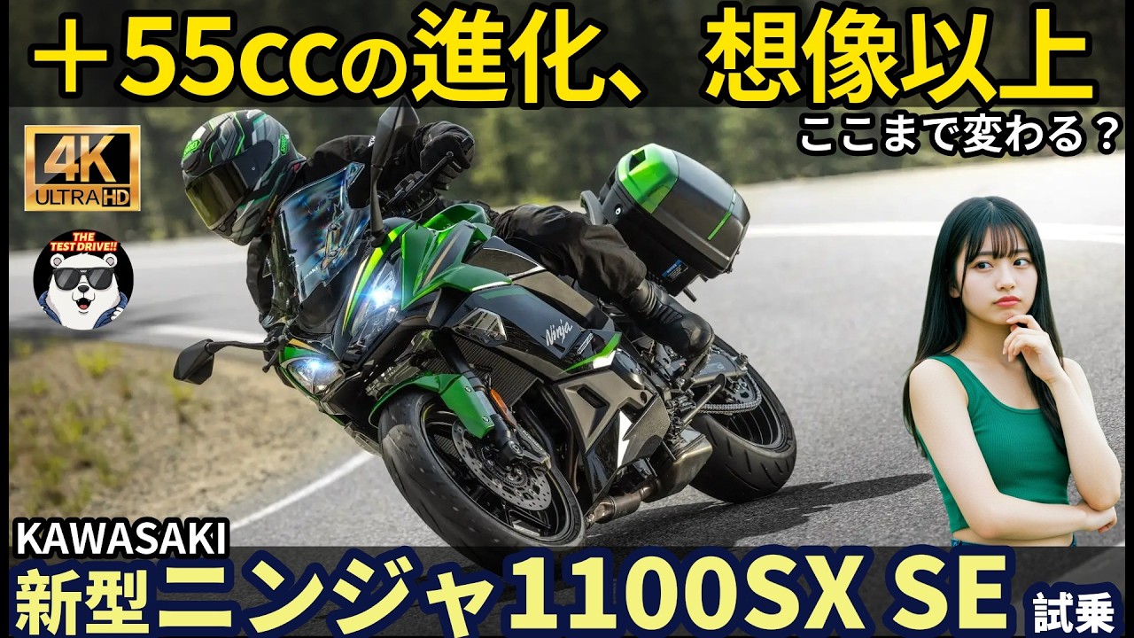 予想を完全に裏切られた。カワサキ ニンジャ 1100SX SE 試乗レビュー！ Kawasaki Ninja